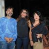 Sushmita Sen poses with her Mom and a friend at Sunny Super Sound