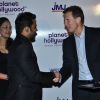Sachin Joshi greets a delegate at the Launch of Planet Hollywood