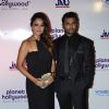 Sachin Joshi poses with Gauri Khan at the Launch of Planet Hollywood