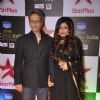 Raveena Tandon along with husband Anil Thadani at the Star Box Office Awards