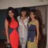 Nisha Jamwal poses with Manasi Scott and Vidya Malvade at the Art Preview