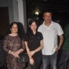 Anu Malik poses with family at the Special Screening of Sonali Cable