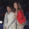 Nita Ambani and Mamta Bannerjee at the Opening Ceremony of the Indian Super League
