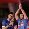 Abhishek and Ranbir at the Opening Ceremony of the Indian Super League