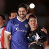 Abhishek and Priyanka at the Opening Ceremony of the Indian Super League