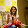 Riddhima Kapoor addresses the audience at Dr. Jayshree Sharad's Book Launch