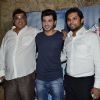 Divyendu Sharma poses with David Dhawan and Abhinav A Shukla at the Special Screening