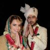 Dia Mirza and Sahil Sangha greets the media at their Wedding Ceremony