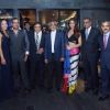 Ileana D'Cruz poses with guests at Satya Paul Show in Dubai