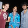 Gauri Pradhan and Hiten Tejwani with Pinky Dalal at JBCN Carnival East Meets West