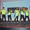 Team Mumbai Warriors perform at the BCL Press Conference