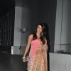 Surveen Chawla poses for the media at Diwali Bash in Bandra