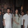Anil Kapoor and Sonam Kapoor pose for the media during Diwali Celebration