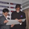 Amitabh Bachchan signs his autograph at the Launch of KKR's Box Office Website