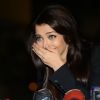 Aishwarya Rai Bachchan shares a laugh during her Birthday celebration with the Media