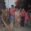 Vivek Oberoi was snapped cleaning the streets at CPAA Cleanliness Drive
