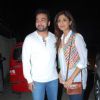 Shilpa Shetty and Raj Kundra pose for the media at the Special Screening of Chaar Sahibzaade