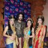 Cast of Singhasan Battisi poses for the media at the Launch