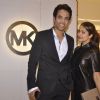 Amrita Arora poses with Tusshar Kapoor at Michael Korrs Store Launch