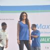 Shilpa Shetty poses for the media at Max Bupa Walk For Health
