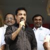 Kamal Haasan addressing the crowd at the Launch of Lake Cleaning Movement
