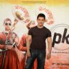 Aamir Khan poses for the media at the Song Launch of P.K.