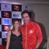 Anurag Sharma poses with a friend at the Jersey Launch of BCL Team Jaipur Raj Joshiley