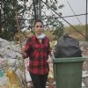 Tammanah poses for the media at a Cleanliness Drive