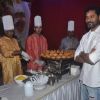 Prabhu Deva was snapped enjoying the delicacies at the Trailer Launch of Tevar