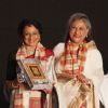 Jaya Bachchan felicitated Tanuja at Kolkatta Film Festival