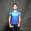 Waseem Mushtaq poses for the media at the Photo Shoot of BCL Team Chandigarh Cubs
