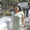 Kiran Juneja was snapped at Ravi Chopra's Funeral