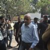Mukesh Bhatt was snapped at Ravi Chopra's Funeral