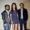 Gauahar Khan poses with friends at the Press Conference of India's Raw Star in Delhi
