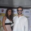 Saif Ali Khan and Ileana D'Cruz pose for the media at the Promotions of Happy Ending at CCD