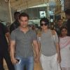 Aamir Khan and Kiran Rao snapped at airport while returning from Arpita Khan's Wedding