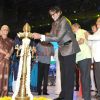 Amitabh Bachchan lights the lamp at Goa Film Festival