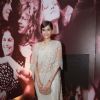 Sonam Kapoor poses for the media at Anamika Khanna's Bvlgari Show