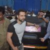 Emraan Hashmi poses for the media at the Promotions of Ungli