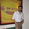 Emraan Hashmi poses for the media at the Promotions of Ungli at Radio Mirchi Studio