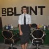 Adhuna Akhtar poses for the media at the Launch of BBlunt Salon