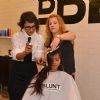Adhuna Akhtar shows her skills at the Launch of BBlunt Salon