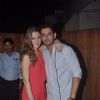 Shaad Randhawa poses with his wife at his Party