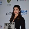 Alia Bhatt poses with the Femina's New Cover at the Launch