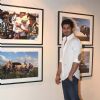 Mohit Marwah poses for the media at Mongolia Day, An Art Exhibition by Shantanu Das