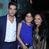 Kiran Rao poses with Zayed Khan and Bandana Tewari at GQ India Bar Nights