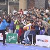 Neetu Chandra clicks a selfie with fans at NBA JAM Powered by Jabong.com Event