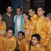 Sidharth Malhotra poses with performers at the Premier of Ashvin Gidwani's Show Blame it on Yashraj