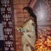 Usha Nadkarni poses for the media at Zee Rishtey Awards
