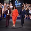 Sushmita Sen walks the ramp with Designers Shivan Naresh at Blender's Pride Fashion Tour 2014